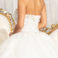 Elizabeth K - GL3017 - Jewel Embellished Glitter Embroidery Bridal Gown