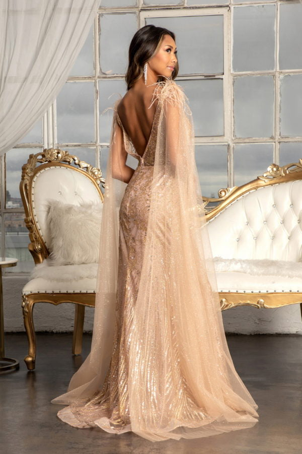 GLS by Gloria GL3047 Prom Dress - Silver | NewYorkDress