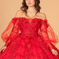 Elizabeth K - GL3071 - Mesh Off The Shoulder Quinceanera Dress