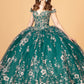Elizabeth K - GL3074 - Embroidered Off Shoulder Sweetheart Neck Quinceanera Dress