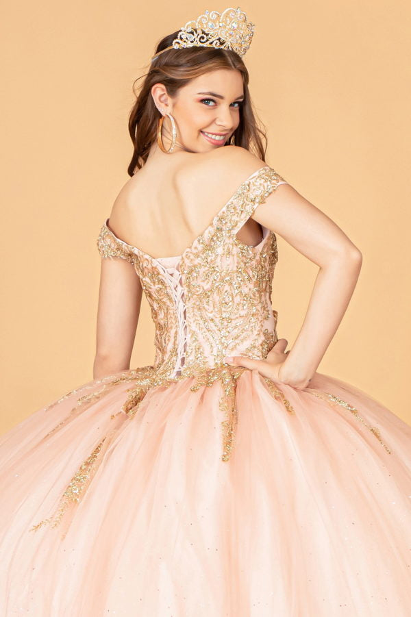 Elizabeth K - GL3079 - Off-Shoulder Sweetheart Neck Quinceanera Dress