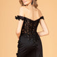Off the Shoulder Sheer Bodice Mermaid Women Formal Dress by Elizabeth K - GL3082 - Special Occasion/Curves