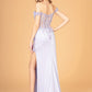 Off the Shoulder Sheer Bodice Mermaid Women Formal Dress by Elizabeth K - GL3082 - Special Occasion/Curves