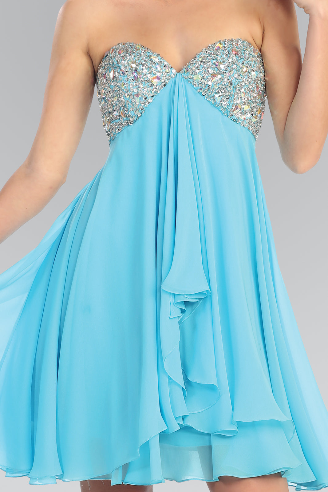 white christmas dresses Symmetrical Sequin Strapless Sweetheart Dress