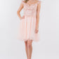 Elizabeth K - GS1966 - Cut-Away Sweetheart Cocktail Dress  - Short
