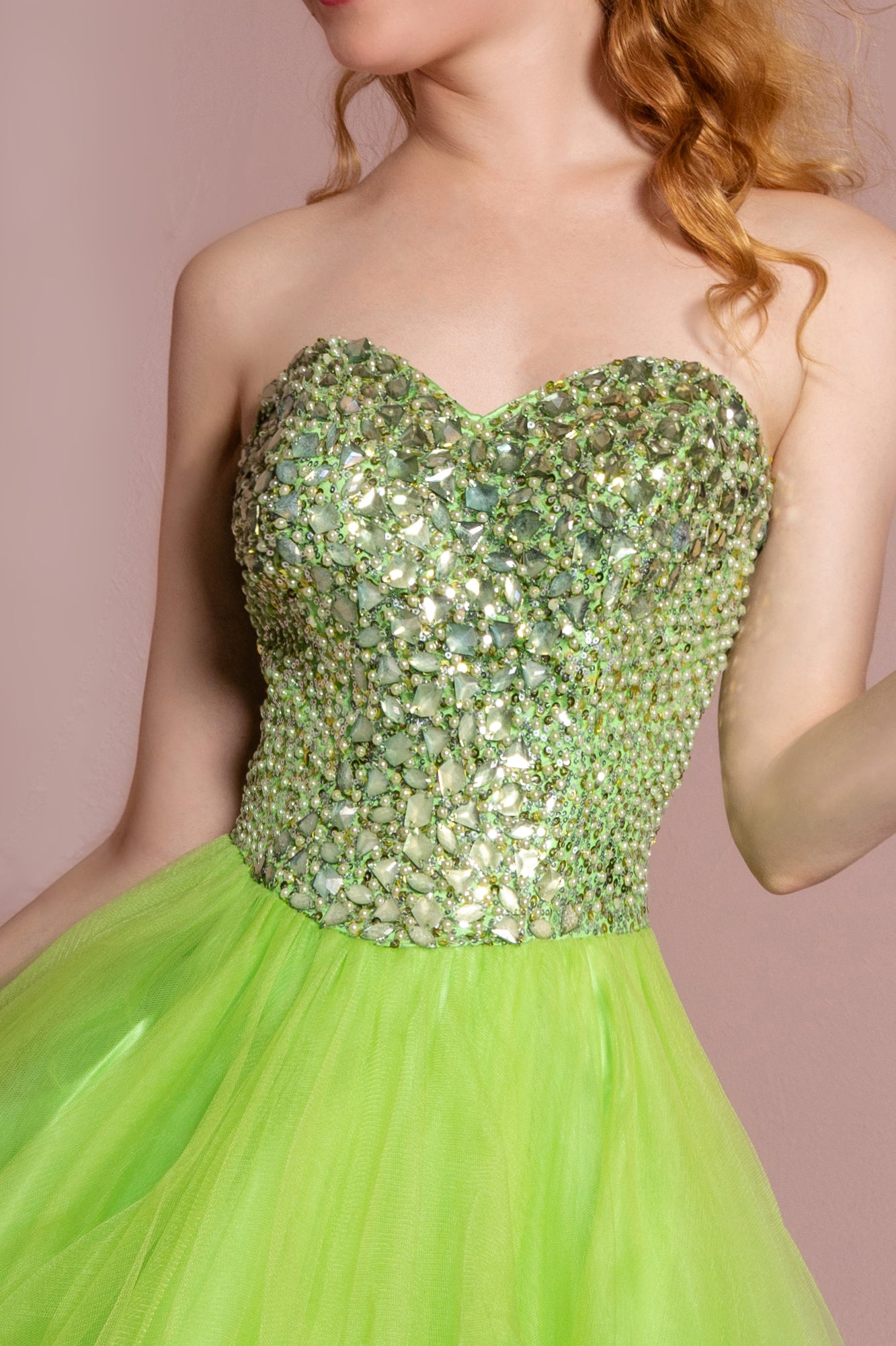 Elizabeth K - GS2034 - Sweetheart Tulle Cocktail Dress