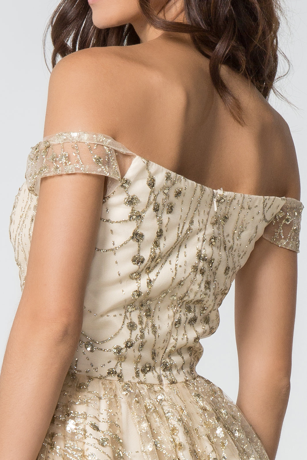 Elizabeth K GS2833 Prom Dress - Rose Gold | NewYorkDress