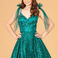 Elizabeth K - GS3088 - Sequin Sweetheart Glitter Cocktail Dress  - Short