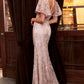 LACE EVENING GOWN by Cinderella Divine HT061 - Special Occasion/Curves