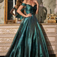 ORGANZA OFF THE SHOULDER BALL GOWN by Cinderella Divine J822 - Special Occasion/Curves