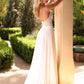 A-Line Chiffon Bridal Gown by Cinderella Divine TY11