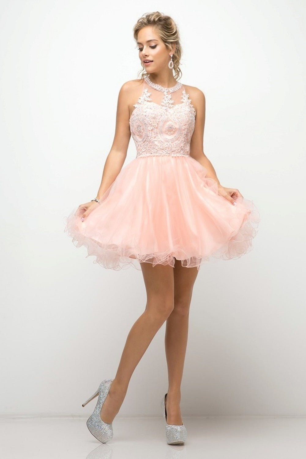 LaDivine UJ0119 Prom Dress - Sage